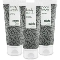 Australian bodycare 3 produkter för prickar, akne och pormaskar på rygg och botten från |Tea Tree Oil speciellt anpassad för att förebygga