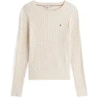 Tommy Hilfiger Fine Cable Knit Crew Neck Jumper