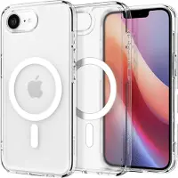 Spigen Ultra Hybrid MagSafe iPhone 16e Fodral - Vit, genomskinlig