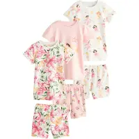 Next Pyjamas orange / rosa / rosa / off-white