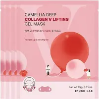 Round Lab [] Camellia Deep Collagen V Lifting Gelmask 10g*4ST