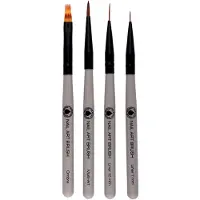 Depend Cosmetic Nail Art Brush Kit 4 pieces