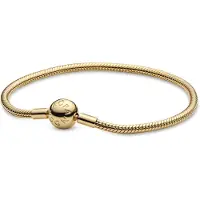 Pandora Moments Snake Chain 14k Gold-Plated armband 568748C00-21