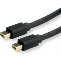 Roline DisplayPort Anslutningskabel Mini DisplayPort-kontakt, Mini DisplayPort-kontakt 1.00 m Svart 11.04.5817 Skärmad DisplayPort-kabel