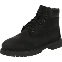 Timberland unisex för barn. TB1127070011 Kängor 6 tum Premium svart (34), Hud, Karta, Nyckelband, Casual, barnmode