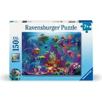 Ravensburger 150 bitar XXL pussel - RAVENSBURGER - Aliens under vatten - Fantasy - Barn - 7 år