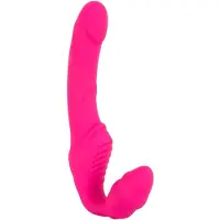 Strapless Strap-On You2Toys - Double2Teaser - påsättbar vibrator utan fästanordning (rosa)