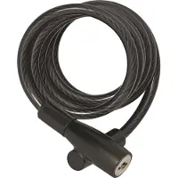 ABUS Spirallås - 3506K - 180 cm - Svart - - One Size - Säkerhetsutrustning