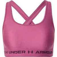 Under Armour Women's UA Crossback Mid Bra Fuchsia Dusk