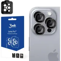 3mk Protection 3mk Lens Protection Pro-kameraöverdrag med titanram för iPhone 16 Pro / 16 Pro Max