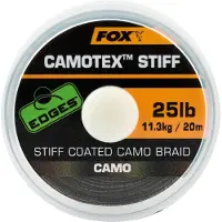 Fox International Camotex Stiff Karpfiskelinje 20 M