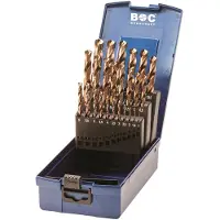 Bohrcraft Din 338 N Hss-e Co5% Metallborr 25 Bitar