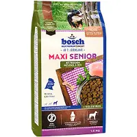 Bosch Tiernahrung Hundfoder Maxi Senior Poultry, 1 förpackning (1 x 12,5 kg), Senior, Poultry, Rice, 12,5 kg