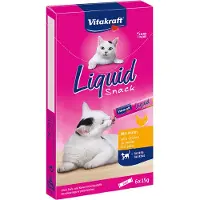 Vitakraft Cat Liquid Snack Blötmat Med Kyckling För Katt 11 Enheter