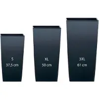 Wellhome Urbi Square 11.4/26.6/fyrkantig Kruka 49l 3 Enheter