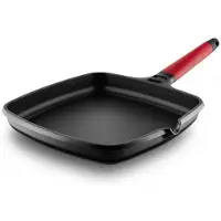 Castey Induktionsgrill Med Avtagbart Handtag 27x27 Cm