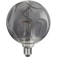 Creative Cables Dl700304 Bumped Smoky G140 E27 5w 150 Lumens 2000k Klotformad Led-filamentlampa