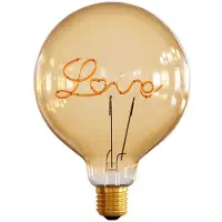 Creative Cables Cbl700232 Love G125 E27 5w 250 Lumens 2000k Klotformad Led-filamentlampa