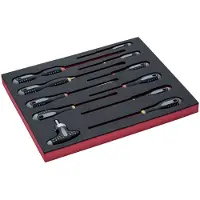 Bahco For Slotted And Phillips In Foam Tray 2-3 Fit&go Skruvmejselset 11 Enheter