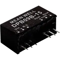 MEAN WELL DPB09C-15 DC/DC-omvandlar-modul 300 mA 9 W Antal utgångar: 2 x Innehåll 1 st