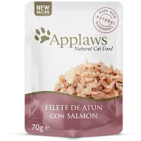 Applaws Tonfisk-och Laxfilégelé 16x70g Blötmat För Katter