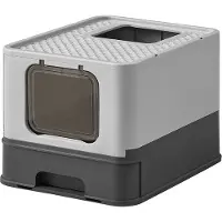 Feandrea Easy-Clean utdragbar kattsandlåda med anti-läckagedesign