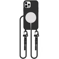 Tech-Protect MagNecklace MagSafe-fodral för iPhone 12 / 12 Pro - Svart