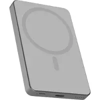 Sinox PRO trådlös powerbank 5000 mAh grå