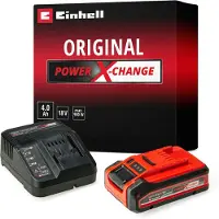 Einhell 4512159 Power X-Change PXC Starter Kit Verktygsbatteri och laddare 18 V 4000 mAh Li-Ion