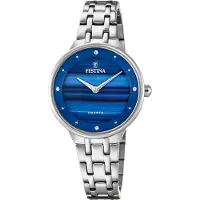 Festina Mademoiselle Rostfritt Stål Blå Urtavla Kvarts F20600-A Damklocka blå