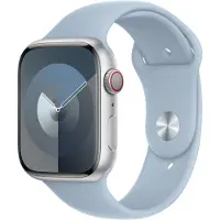Apple - Band för smart klocka - 45 mm - M/L (passar handleder på 160 - 210 mm) - ljusblå