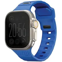 Uniq Stride Apple Watch Series1/2/3/4/5/6/7/8/9/SE/SE2/Ultra/Ultra 2 42/44/45/49mm FKM Rubber Strap blue/cobalt blue