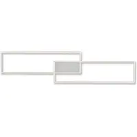 JUST LIGHT LED taklampa Asmin, dimbar, Aluminium / grå / zink, Vardagsrum / matsal, Metall, LED-taklampa