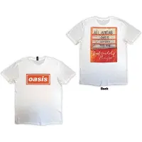 Ginza.se Oasis: Unisex T-Shirt/Definitely Maybe AAA Pass (White) (Back Print) (X-Large)