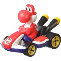 Hot Wheels Mario Kart figur med bil