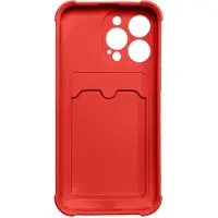 Mtp Products Card Armor Series iPhone 13 Mini Silikonskal - Röd