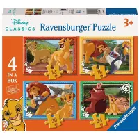 Ravensburger 4-i-1 Lejonkungen-pussel