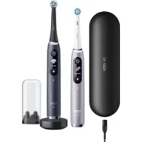 Oral-B iO Series 9 DUO elektrisk tandborste Onyx/Rose