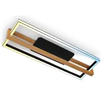 Briloner LED taklampa 3769015, dimbar, Svart, Vardagsrum / matsal, Metall, Modern, LED-taklampa