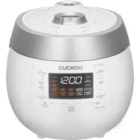 Cuckoo CRP-RT1008F Riskokare Vit-silver med display