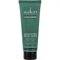 Sukin , Super Grönsaker, Detoxifierande Ansiktskrub, 4,23 fl oz (125 ml)