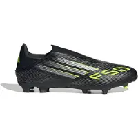 Adidas F50 League Laceless Fg/ag Electric Stealth - Svart/silver/lucid Lemon, storlek 46