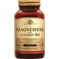 Solgar , Magnesium med B6, 100 Tabletter