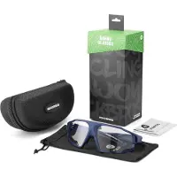 RockBros cykelglasögon fotochrom UV400 med fodral SP216BL blå
