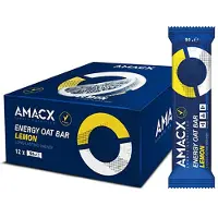 Amacx Energibar Låda Citron Havre 50g 12 Enheter