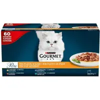 Purina Gourmet Perle Mini fileter i sauce vådkattemad 60x85g