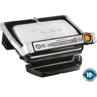 Enzo Tefal OptiGrill+ XL GC722D34 - Grill - elektrisk - 800 cm2 - rostfritt stål