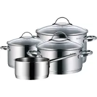 WMF Provence Plus grytset 4 delar med glaslock och TransTherm-botten