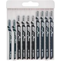 Bosch 2607010629 Sticksågbladset, Basic for Wood, 10-delar, T 119 BO T 119 B T 111 C 1 set
