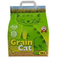 GrainCat 12 liter (3,9 kg) naturligt klumpande strö